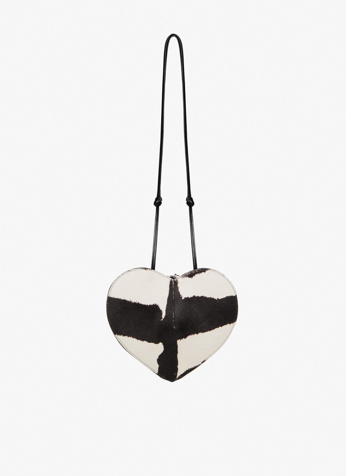 Le Cœur bag in calfskin ALAÏA WHITE/BLACK LE CŒUR BAG IN CALFSKIN